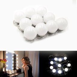 Luz de Espelho Usb Maquiagem Make Camarim LED Studio 3 Cores Ajustavel - 3