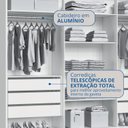 Ver mais imagens de Guarda-roupa 6 Portas 6 Gavetas Brescia