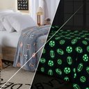 Ver imagem 1 de Manta Cobertor Infantil Brilha no Escuro Microfibra Super Macio com Conforto Térmico Premium Casa do