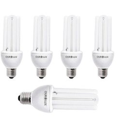 Kit 5 Lâmpadas Econômicas 80% 4u 110v Branca - Ouro Lux - 1