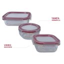 Ver imagem 3 de Conjunto 3 Potes de Vidro com Tampa Hermética Redondo 150ml