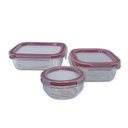 Ver imagem 4 de Conjunto 3 Potes de Vidro com Tampa Hermética Redondo 150ml