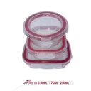 Ver imagem 2 de Conjunto 3 Potes de Vidro com Tampa Hermética Redondo 150ml
