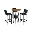 Ver imagem 2 de Bistrô Completo com Cooler com 3 Banquetas Paonanda Decor