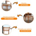 Ver imagem 5 de Conjunto com 2 Cadeiras Viena em Madeira Maciça para Sala de Jantar