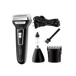 Maquina De Barbear Aparador Pelos Elétrico Corta Cabelo 3 Em 1 Kemei - 4