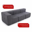 Ver imagem 5 de Sofá Modular 3 Lugares com Canto Kappesberg Boucle Titanio