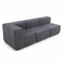 Ver imagem 2 de Sofá Modular 3 Lugares com Canto Kappesberg Boucle Titanio