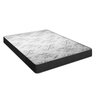 Colchão Casal PORTOBEL Espuma D33 e EPS Kairo 138x188x19 Branco Preto - Portobel - 1