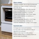 Ver imagem 7 de Balcão Forno 1 Gaveta com Rodapé 70 cm 100% MDF Rainha Branco/Nature