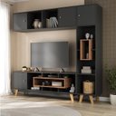 Ver imagem 1 de Estante Home para TV até 65 Polegadas com 3 Portas Concept Yescasa