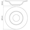 Ver imagem 3 de Prato Pasta Tramontina Paola em Porcelana 27 Cm Tramontina