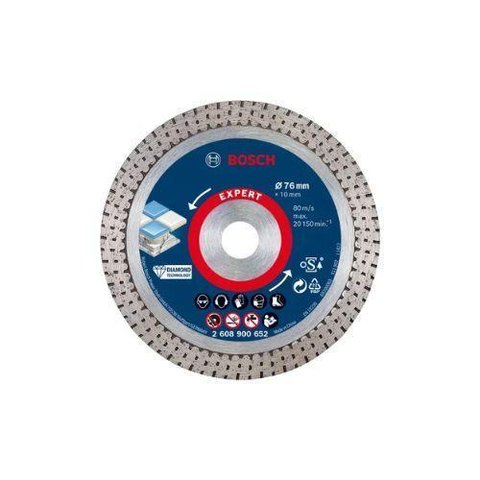 Disco Diamantado Expert Hardceramic 76mm Bosch