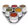 Porta Condimento Tempero Magnético Inox 6 Potes com Imã - 4