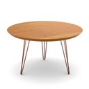 Ver imagem 1 de Mesa de Centro Redonda Pés de Ferro 67 X 67 X 38 Evolution Patrimar Cinamomo