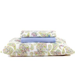 Jogo de Cama Santista Casal 4 peças 150 Fios Prata Kali - 1