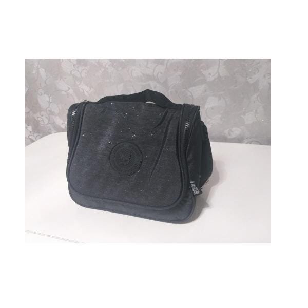 Kit Mochila + Lancheira Térmica Reb Bonbon Gliter Preto - 10