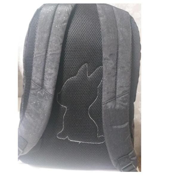Kit Mochila + Lancheira Térmica Reb Bonbon Gliter Preto - 7