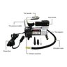 Mini Compressor De Ar 12V Pneu Carro Moto Bicicleta Portátil - 4