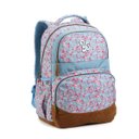 Ver imagem 2 de Kit Mochila Feminina Costas Floral Azul G Com Estojo