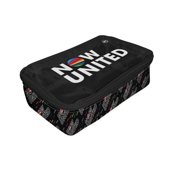 Kit Mochila Branca E Estojo Preto Now United Cristal Passeio - 3
