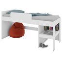 Ver imagem 5 de Cama Elevada Com Cortina Imaginação Meu Fofinho A05 Branco - Mpozenato