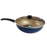 Panela Frigideira Wok Antiaderente Grande Com Tampa 28Cm Mta - 1