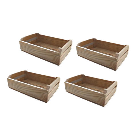 Caixote de Feira Ej 34x24x09 Kit 4 Unidades