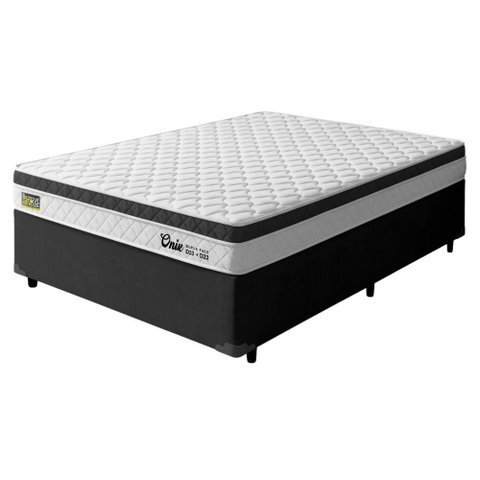 Cama Box Desmontável Queen Espuma Ortopédica Onix D33 158x198x58cm Hellen
