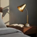 Ver imagem 2 de Abajur Luminária de Mesa Flexível Moderno Vintage Interruptor Decoração Casa Sala Quarto Escritório