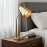 Abajur Luminária de Mesa Flexível Moderno Vintage Interruptor Decoração Casa Sala Quarto Escritório - 1