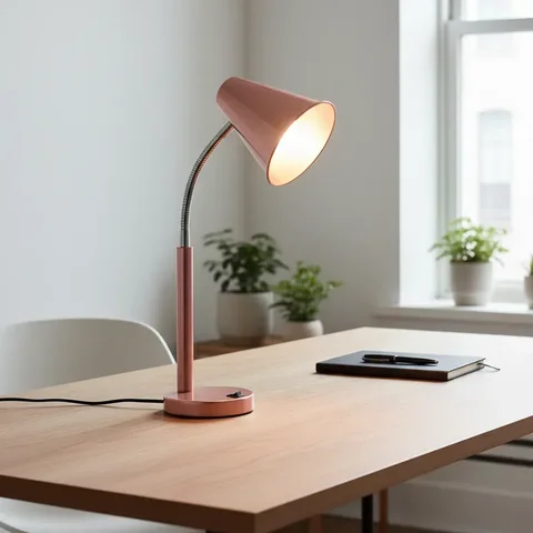 Abajur Luminária de Mesa Flexível Moderno Vintage Interruptor Decoração Casa Sala Quarto Escritório
