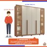 Guarda-Roupas Casal Salvatore 100% MDF Tuboarte 6 Portas e 6 Gavetas - 5