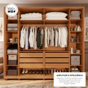Ver imagem 5 de Guarda-Roupas Casal Trento 100% MDF 6 Portas e 6 Gavetas