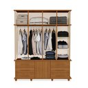 Ver imagem 2 de Guarda-roupa Dortmund 6 Gavetas Malbec