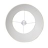 Cúpula Abajur Luminária de Tecido Algodão Soquete Nacional Ref 33 Bege - 3