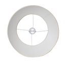 Ver imagem 3 de Cúpula Clássica de Abajur Luminária 23x30x40cm de Tecido Algodão Soquete Nacional Ref 33 Bege