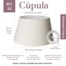 Cúpula Clássica de Abajur Luminária 23x30x40cm de Tecido Algodão Soquete Nacional Ref 33 - 2
