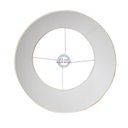 Ver imagem 3 de Cúpula Clássica de Abajur Luminária 23x30x40cm de Tecido Algodão Soquete Nacional Ref 33