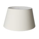 Ver imagem 2 de Cúpula Clássica de Abajur Luminária 23x30x40cm de Tecido Algodão Soquete Nacional Ref 33 Bege