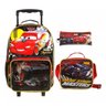 Kit Mochila Carros Mc Queen Com Rodas Lancheira E Estojo - 1