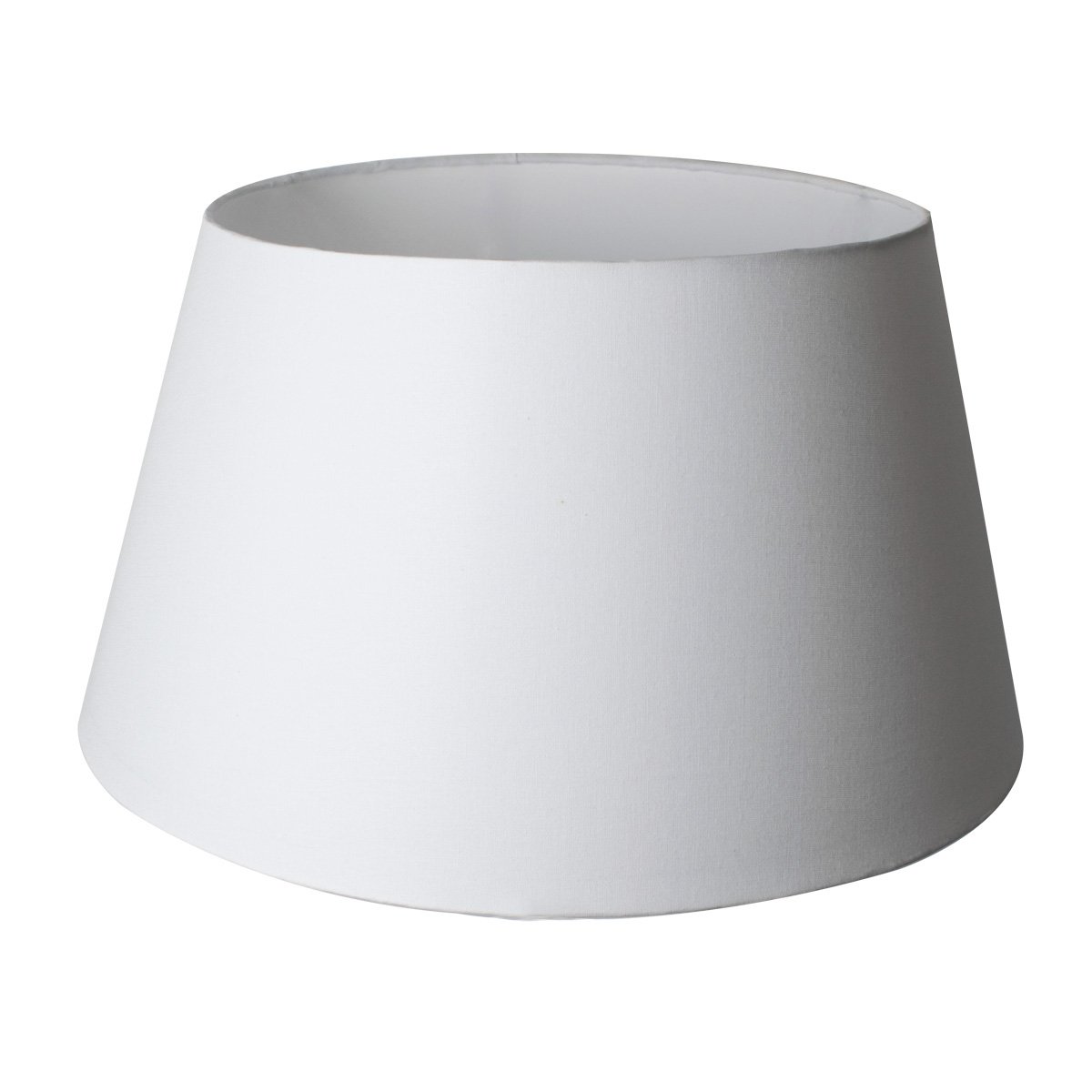 Cúpula para Abajur Luminaria Tecido Algodão Soquete Nacional Ref 33 Branco - 2