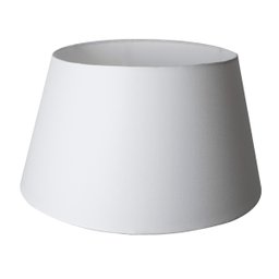 Cúpula Abajur Luminária de Tecido Algodão Soquete Nacional Ref 33 Branco - 1