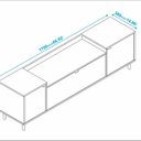 Ver imagem 3 de Rack para TV até 40 Polegadas 3 Portas MDF