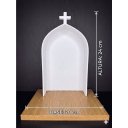 Ver imagem 5 de Capela Cantinho da Oração 24cm MDF + Estrutura 3D | Decoração Religiosa para Casa