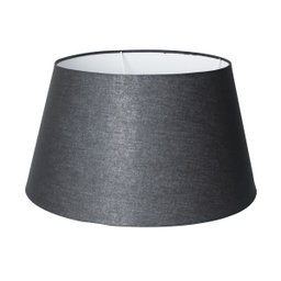 Cúpula Abajur Luminária de Tecido Algodão Soquete Nacional Ref 33 Preto - 1