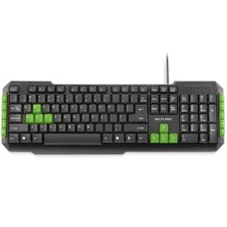 Teclado Multilaser Gamer Multimídia Usb Tc201 Teclas Verdes - 2