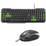 Teclado Multilaser Gamer Multimídia Usb Tc201 Teclas Verdes - 1