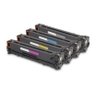 Kit 4 Toner Compativel Para Hp Cb540a Cb541a Cb542a Cb543a - 4 Cores - 1
