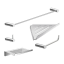 Ver imagem 1 de Kit de Acessórios para Banheiro Escovado 5 Peças 2102or Grego Metal